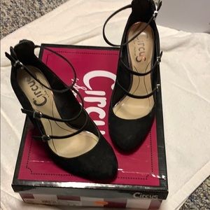 Circus by Sam Edelman black suede heels